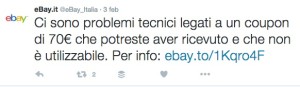 Risposta negativa eBay