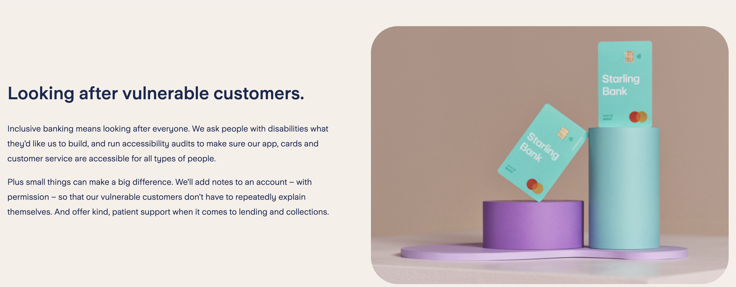 Starling Bank values