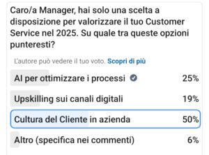 Sondaggio Customer Service Culture