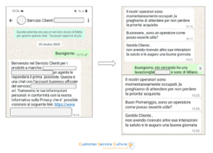 conversazione Whatsapp