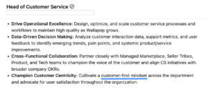 customer-centric job ad 3